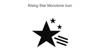 Rising Star Monotone Icon In Powerpoint Pptx Png And Editable Eps Format