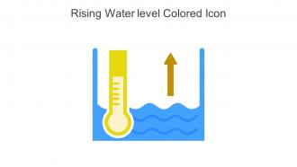 Rising Water Level Colored Icon In Powerpoint Pptx Png And Editable Eps Format