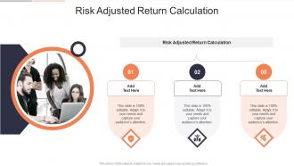 Risk Adjusted Return Calculation In Powerpoint And Google Slides Cpb