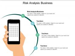 Risk analysis business ppt powerpoint presentation styles slide cpb