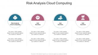 Risk Analysis Cloud Computing In Powerpoint And Google Slides Cpb