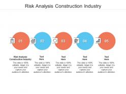 Risk analysis construction industry ppt powerpoint presentation summary design ideas cpb