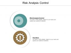 Risk analysis control ppt powerpoint presentation visual aids styles cpb