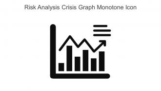 Risk Analysis Crisis Graph Monotone Icon In Powerpoint Pptx Png And Editable Eps Format