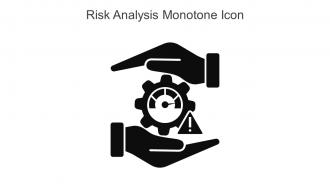 Risk Analysis Monotone Icon In Powerpoint Pptx Png And Editable Eps Format