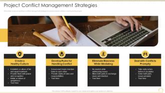Risk analysis techniques project conflict management strategies ppt slides style