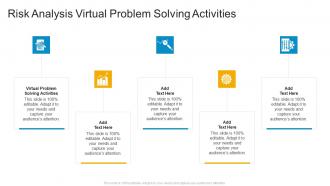 Risk Analysis Virtual Problem Solving Activities In Powerpoint And Google Slides Cpb