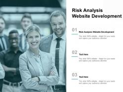 Risk Analysis Website Development Ppt Powerpoint Presentation Show Rules