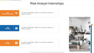 Risk Analyst Internships In Powerpoint And Google Slides Cpb