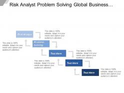 Risk analyst problem solving global business stock exchange rules