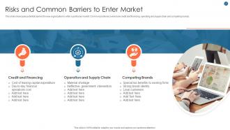 Risk And Barries Powerpoint Ppt Template Bundles