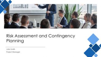 Risk Assessment And Contingency Planning PPT Slides AT