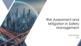 Risk Assessment And Mitigation In Safety Management PPT Template AT