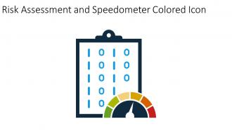 Risk Assessment And Speedometer Colored Icon In Powerpoint Pptx Png And Editable Eps Format