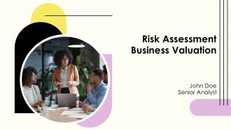 Risk Assessment Business Valuation PPT Template AT