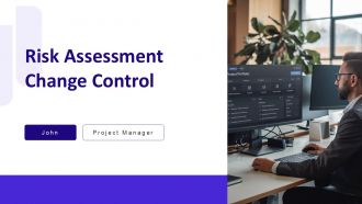 Risk Assessment Change Control PPT Template AT