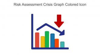 Risk Assessment Crisis Graph Colored Icon In Powerpoint Pptx Png And Editable Eps Format