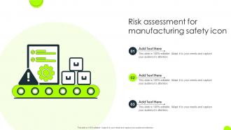Risk Assessment For Manufacturing Safety Icon