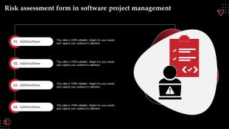 Risk Assessment Form In Software Project Management