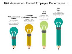Risk assessment format employee performance tracking risk management plan cpb