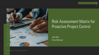 Risk Assessment Matrix For Proactive Project Control PPT Designs AT Risk Assessment Matrix For Proactive Project Control PPT Designs AT