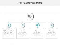 Risk assessment matrix ppt powerpoint presentation model structure cpb