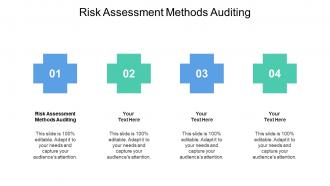 Risk assessment methods auditing ppt powerpoint presentation slides layouts cpb