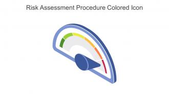 Risk Assessment Procedure Colored Icon In Powerpoint Pptx Png And Editable Eps Format