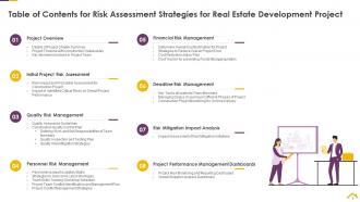Risk assessment strategies for real estate development project powerpoint presentation slides