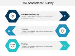 Risk assessment survey ppt powerpoint presentation styles background cpb