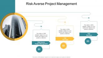 Risk Averse Project Management In Powerpoint And Google Slides Cpb