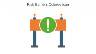 Risk Barriers Colored Icon In Powerpoint Pptx Png And Editable Eps Format