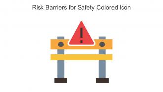 Risk Barriers For Safety Colored Icon In Powerpoint Pptx Png And Editable Eps Format