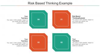 Risk Based Thinking Example Ppt Powerpoint Presentation Infographics Cpb