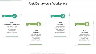 Risk Behaviours Workplace In Powerpoint And Google Slides Cpb