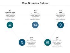 Risk business failure ppt powerpoint presentation file smartart cpb