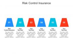 Risk control insurance ppt powerpoint presentation icon files cpb