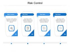 Risk control ppt powerpoint presentation slides icon cpb
