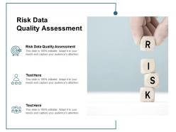 Risk data quality assessment ppt powerpoint presentation inspiration deck cpb