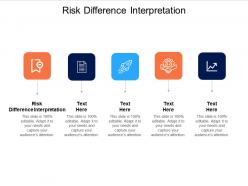 Risk difference interpretation ppt powerpoint presentation ideas tips cpb