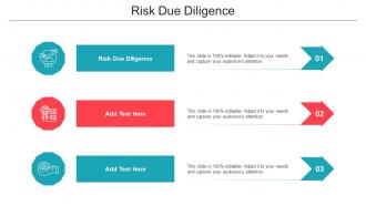 Risk Due Diligence Ppt Powerpoint Presentation Styles Brochure Cpb