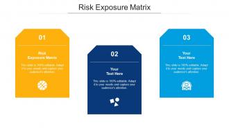 Risk exposure matrix ppt powerpoint presentation infographic template background cpb