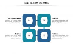 Risk factors diabetes ppt powerpoint presentation portfolio rules cpb