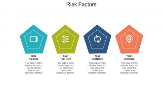 Risk factors ppt powerpoint presentation icon show cpb