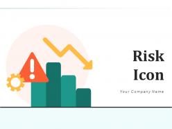 Risk Icon Management Financial Arrows Exclamation Assessment Indicator