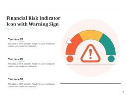 Risk Icon Management Financial Arrows Exclamation Assessment Indicator