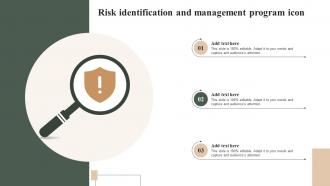 Risk Identification And Management Program Icon