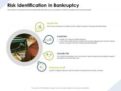 Risk identification in bankruptcy reasonable cost ppt powerpoint presentation show