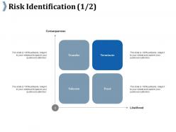 Risk identification ppt show graphics download