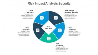 Risk impact analysis security ppt powerpoint presentation icon clipart images cpb